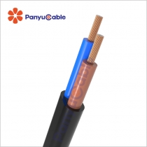 Copper-core PVC insulated and sheathed flat flexible cable a